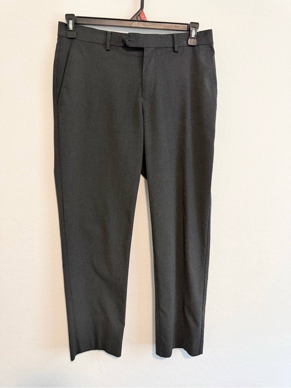 Michael Kors Men's Dark Gray Dress Pants - Tailored Straight